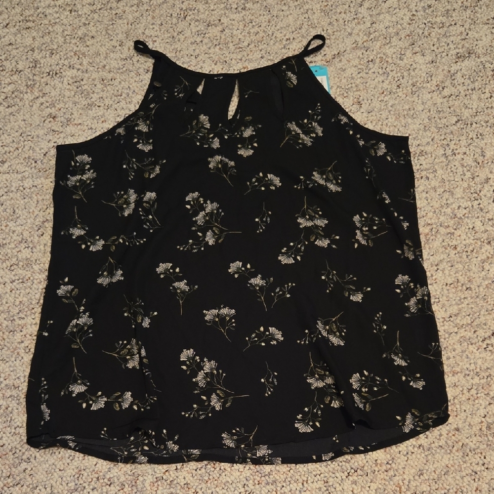 Papermoon Black Floral Camisole